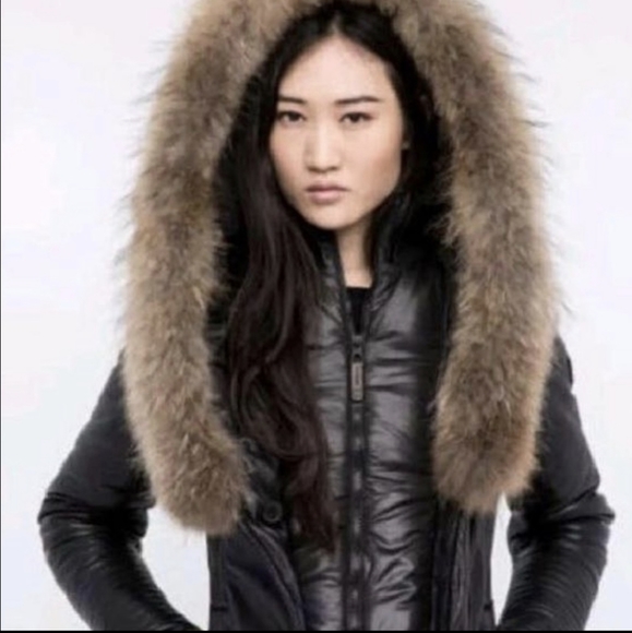 Rudsak Leather Sleeves Coat - Picture 14 of 16